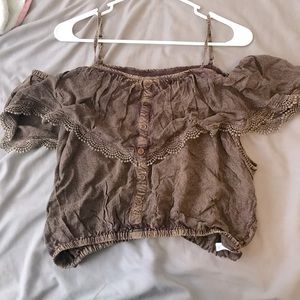 NWOT off the shoulder bohemian top